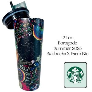 Starbucks x Farm Rio Borogodo‎ Tumbler 24oz Brazil Tropical Summer 2025